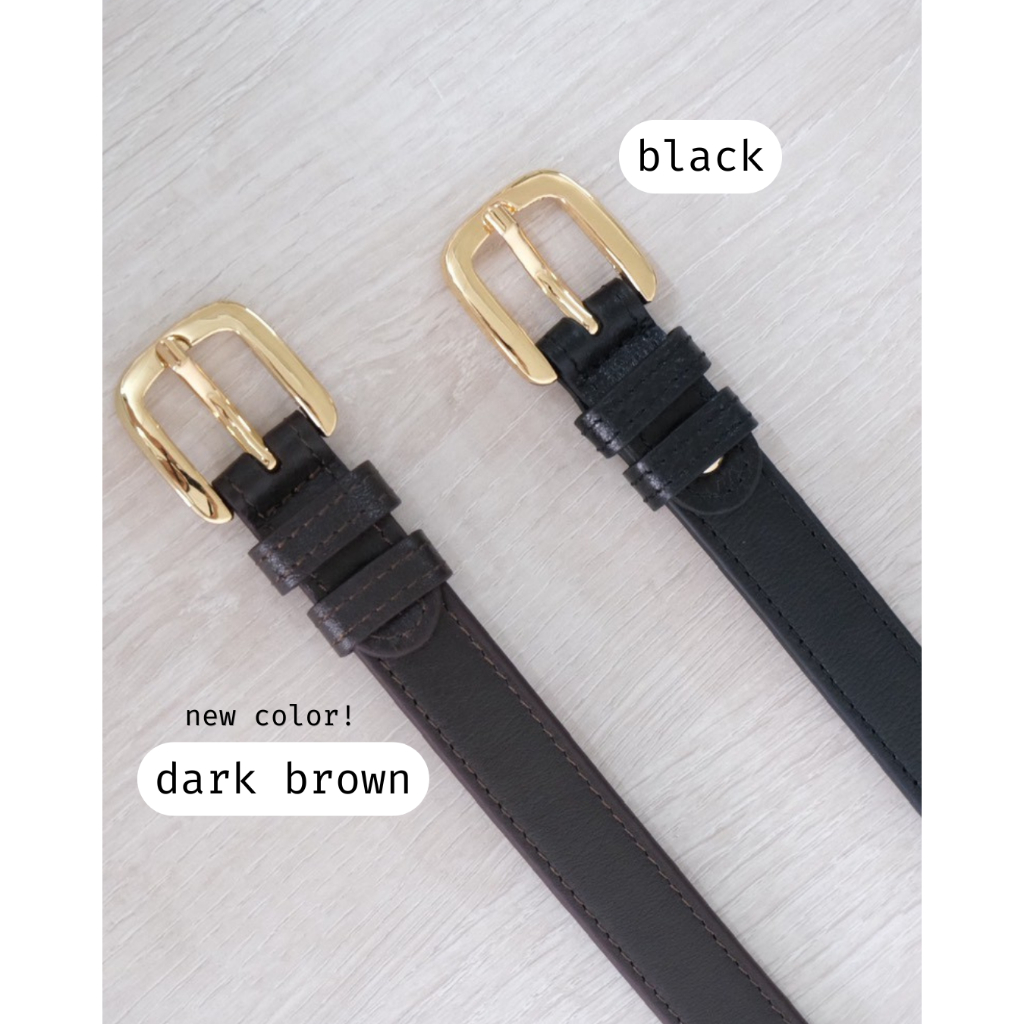 CHNiiNiN – MICAH Leather belt เข็มขัดผู้หญิง เข็มขัดหนังแท้ ราคา ถูกที่สุด ดีลบีเคเค แกลเลอรีภาพที่ 6