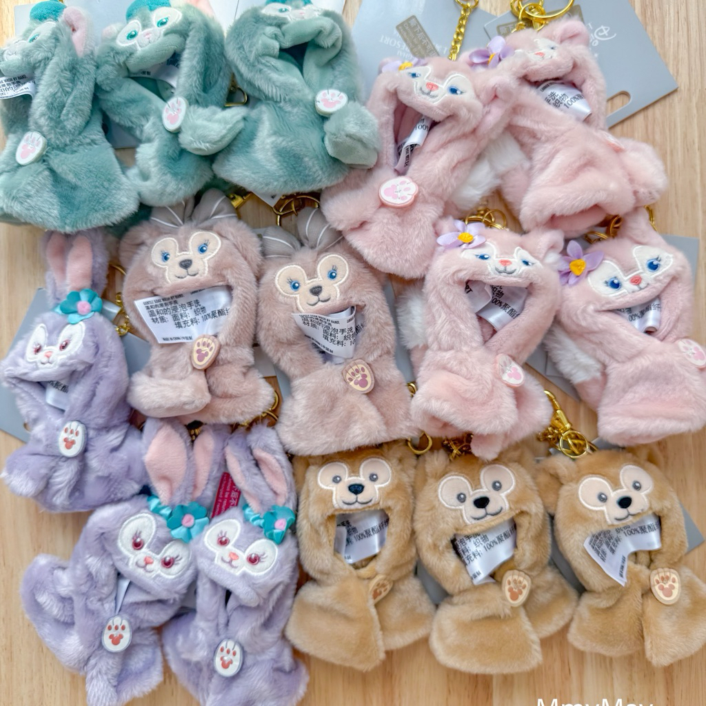พร้อมส่ง♥️พวงกุญแจชุดตุ๊กตา Duffy and friends ลิขสิทธิ์แท้ Shanghai Disney Land