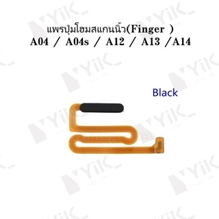 สวิทช์ปุ่มปิดเสียงบน/ปิด FingerPrint Sensor Touch ID Scanner Key Flex Cable สําหรับ Samsung Galaxy A12 A125F / M12S M127
