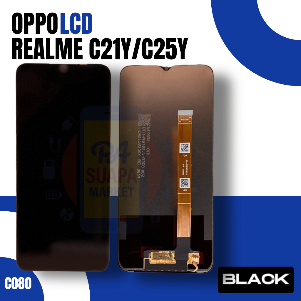 LCD Screen for OPPO realme C21y/C25y (BLACK)