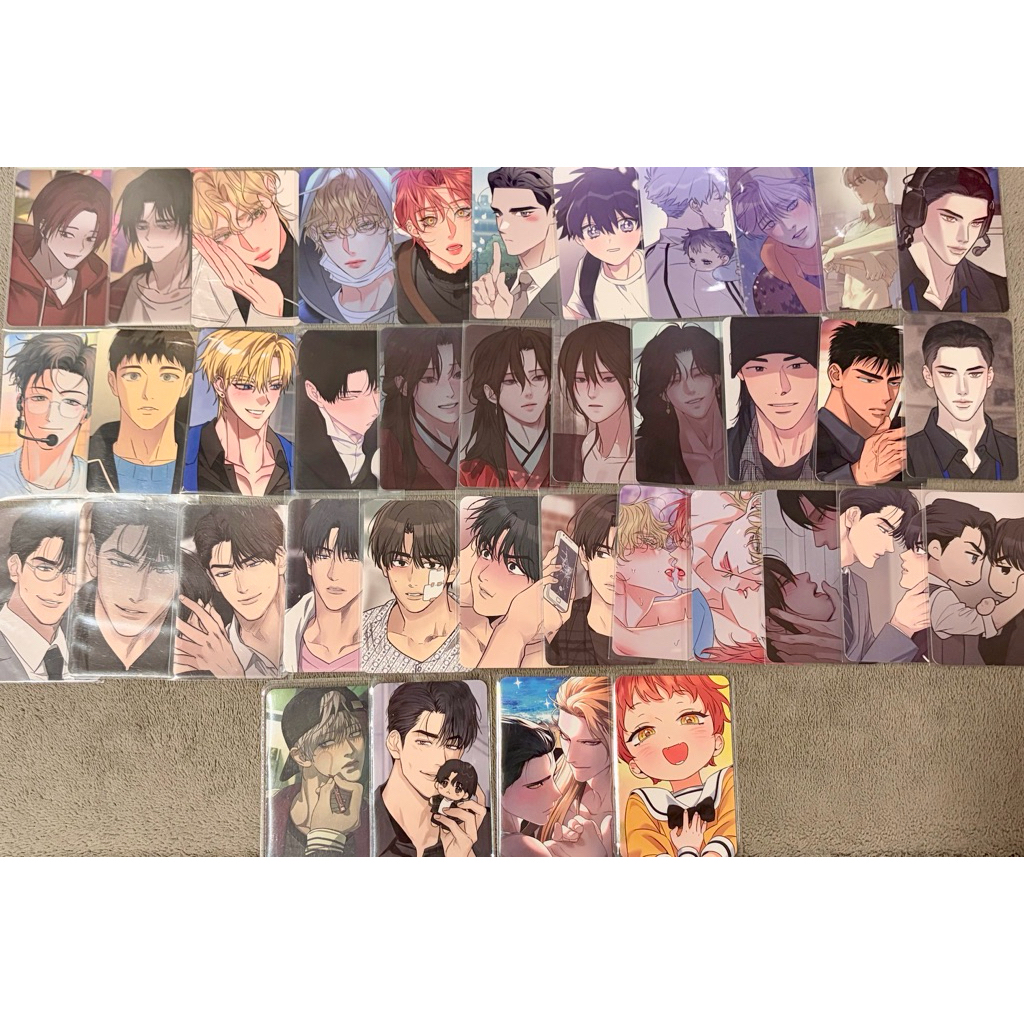 💚(พร้อมส่ง : update 4/4/26)💚 photocard manhwa bomtoon, lezhin, mr.blue 2025 2026 honey dtr backlight