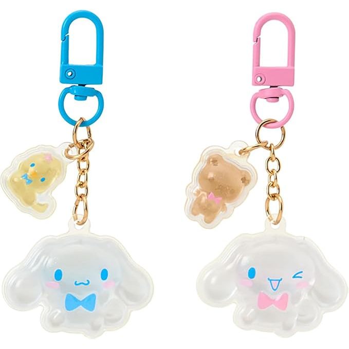 ตัวเกี่ยวคู่อะคิริค CN Cinnamoroll Sanrio Keychains, Set of 2 (Matching Nico Niko)