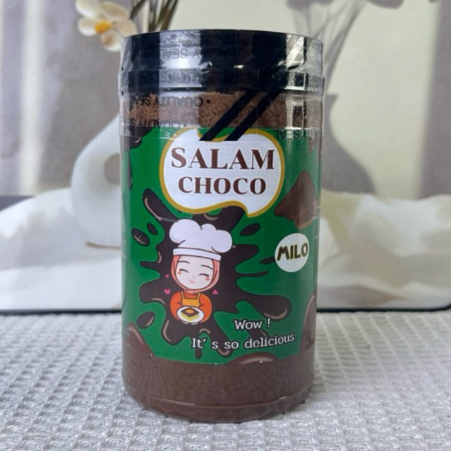 โกโก้ครั้นผสมช็อกโกแลตเข้มข้น โฮมเมด รสไมโล กระปุกใหญ่ 270กรัม แถมช้อนฟรี พร้อมส่ง!!!