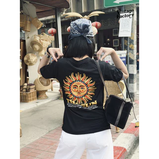 เสื้อยืด Cotton100% THE SUN - เทคนิคซิลค์สกรีน สีจมลงเนื้อผ้าติดแน่นทนนาน