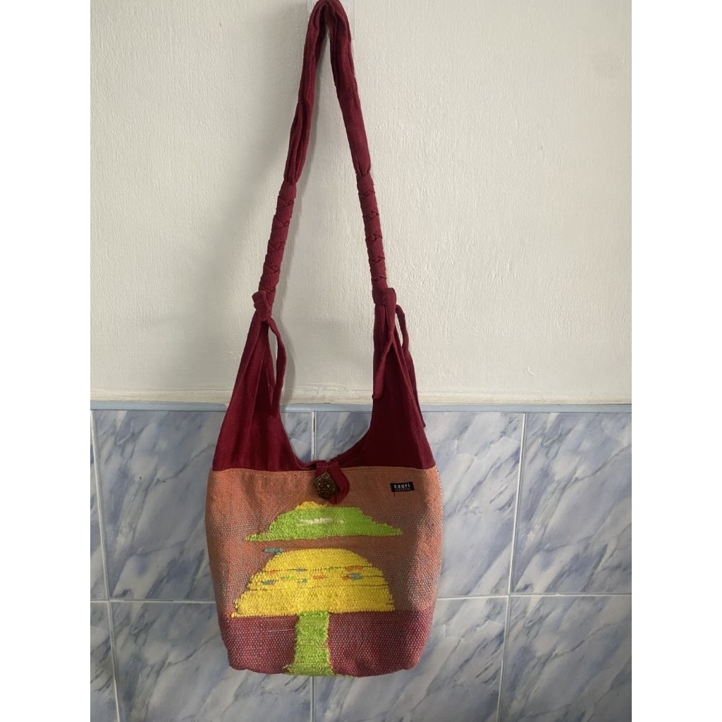 👜​กระเป๋าผ้าทำมือ​Saori