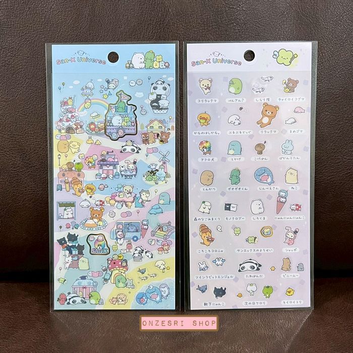 สติกเกอร์ San-X Universe Sticker ขนาด 20 x 9.5 ซม. มี 2 แบบให้เลือก
