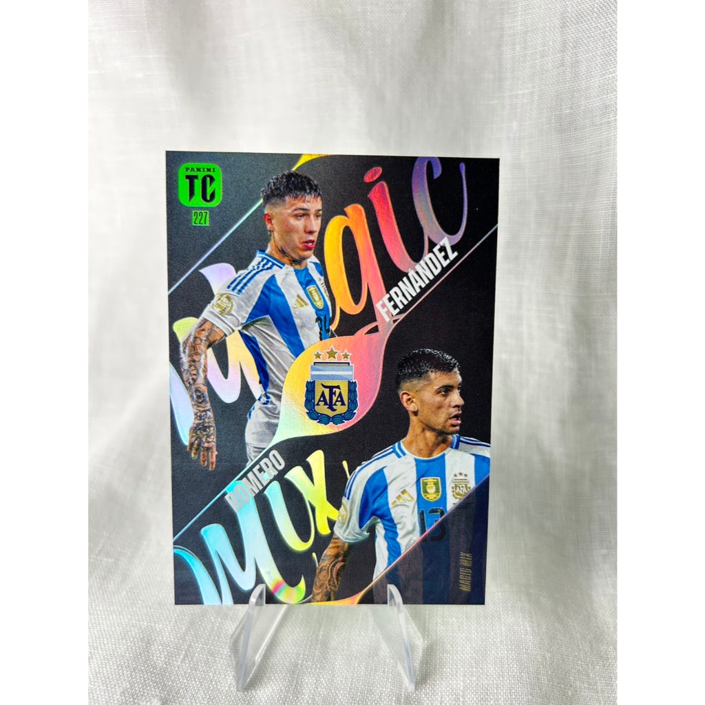 Panini Top Class 2025 Magic Mix Enzo Fernandez Romero Argentina การ์ดฟุตบอลแท้