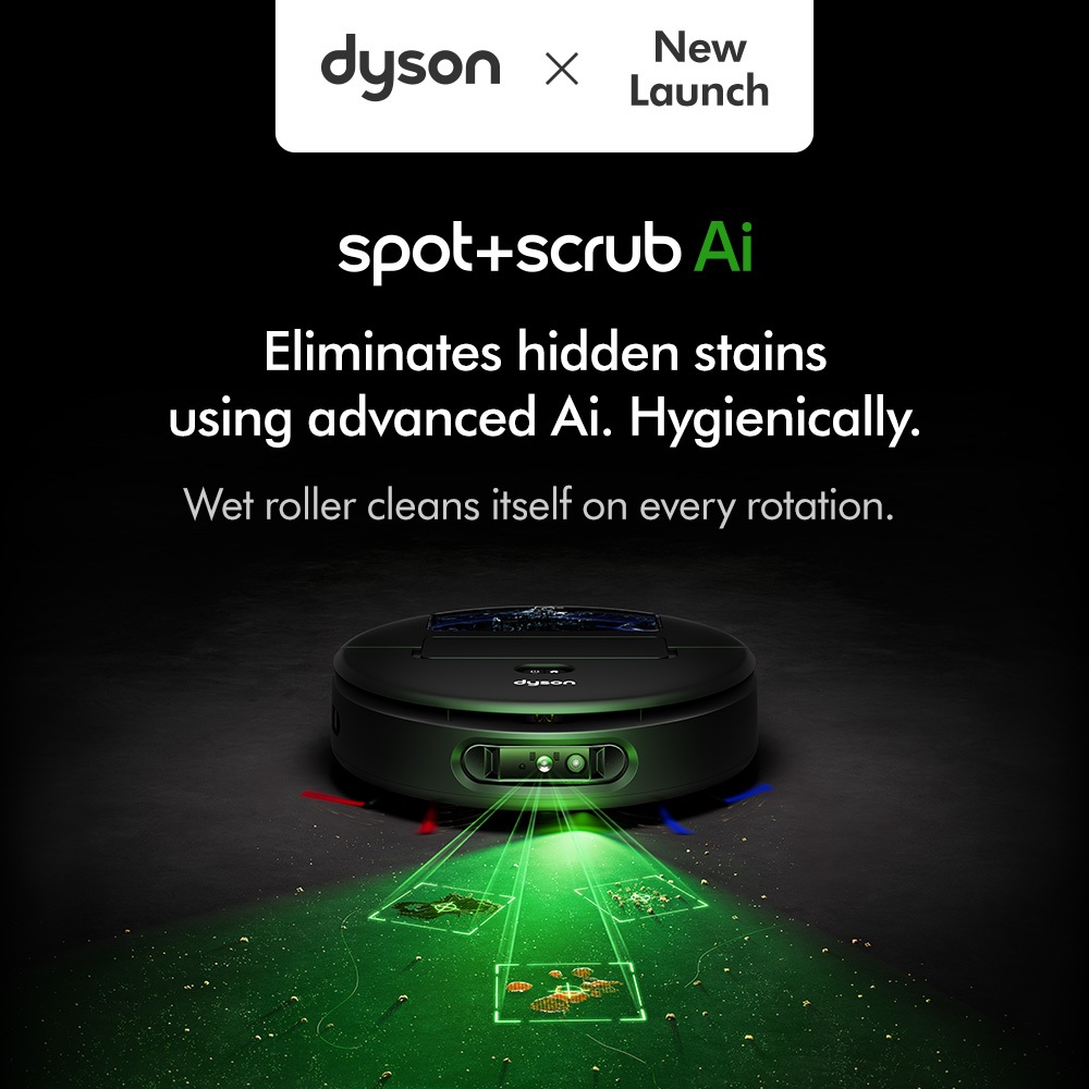 Dyson Spot+Scrub Ai Robot หุ่นยนต์ดูดฝุ่น ถูพื้น ไดสัน
