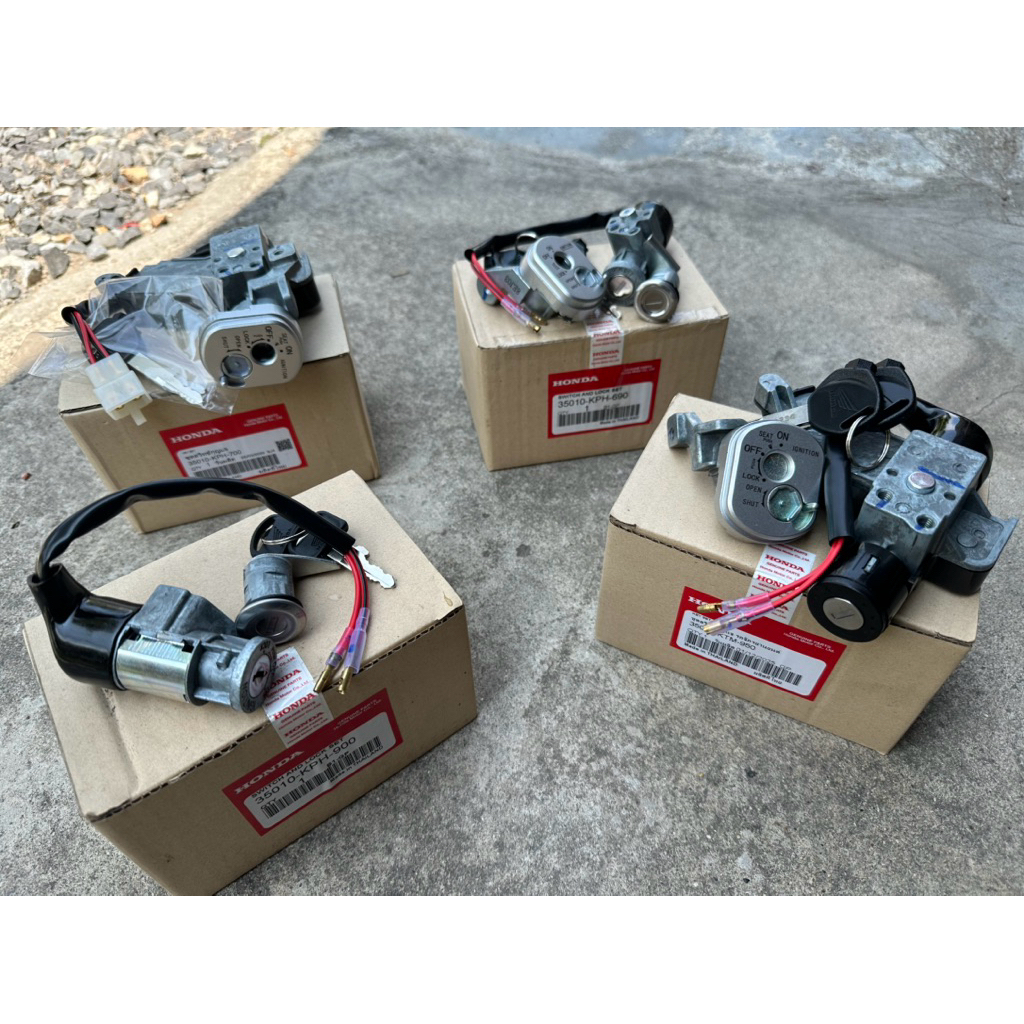 Bộ công tắc chìa khóa xe hơi wave125s/I/r cũ (hoạt động tại nhà máy✅) Không phải trung tâm Honda chính hãng (thay thế, thay thế, chính hãng📦✔️