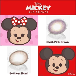 Soft Hug Hazel & Blush Pink Brown Disney Series (Official License) ลิขสิทธิ์ดิสนีย์แท้( Mickey & Minnie )Type 1 Month