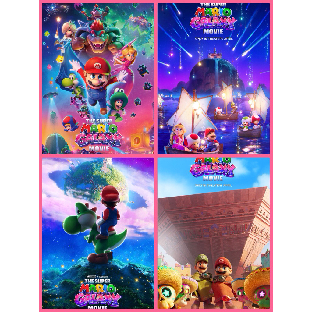 โปสเตอร์ หนังอนิเมชั่น The Super Mario Galaxy Movie