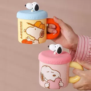（จัดส่งจากประเทศไทย）แท้ Snoopy สนูปปี้ แก้วเซรามิก 360ml - ลายน่ารัก สีสันสดใส ใช้ง่าย ของขวัญวันเกิด ของขวัญน่ารัก