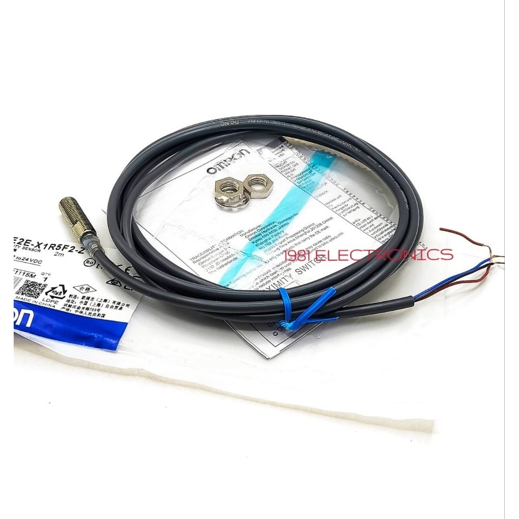 E2E-X1R5F2Z E2E-X1R5F2-Z E2E-X1R5F2 Proximity Sensor  M8 เซ็นเซอร์จับโลหะ ขนาดเกลียว 8มิล ระยะการจับ