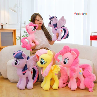 [พร้อมส่ง]ตุ๊กตาม้าโพนี่ ตุ๊กตายูนิคอร์น my little pony สีสันสดใสน่ารัก