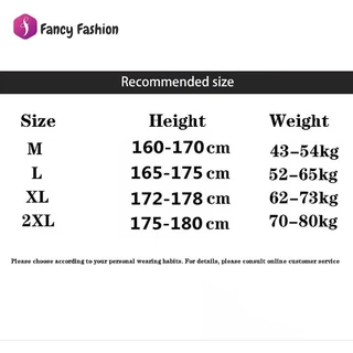 Fancy Fashion กางเกงขาสั้นผู้ชายฤดูร้อน มีกระเป๋าหลังและเอวยางยืด ผลิตจากผ้าฝ้าย สวมใส่สบาย