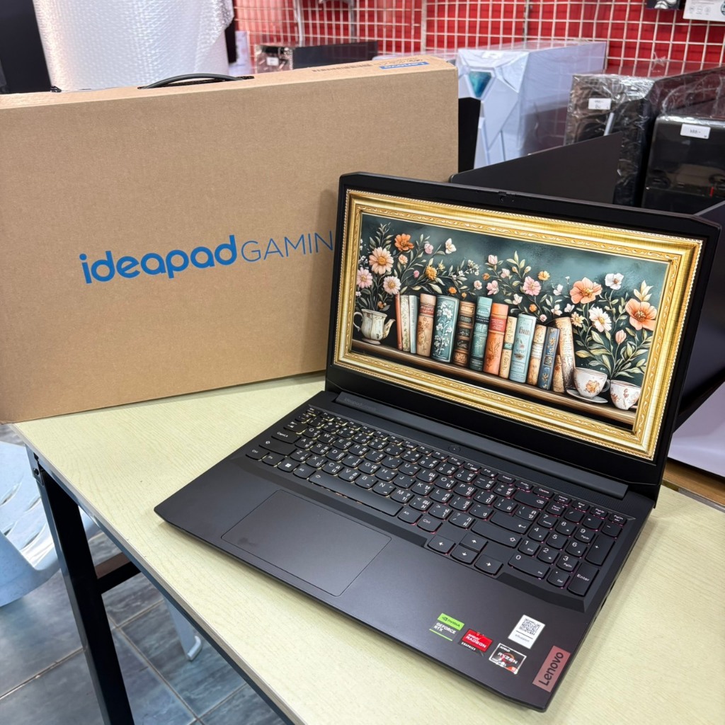 LENOVO  IDEAPAD  GAMING 3  15ACH6  82K2027UTA  ติดฟิล์มกันรอยหน้าจอแล้ว  สภาพเครื่อง  85%