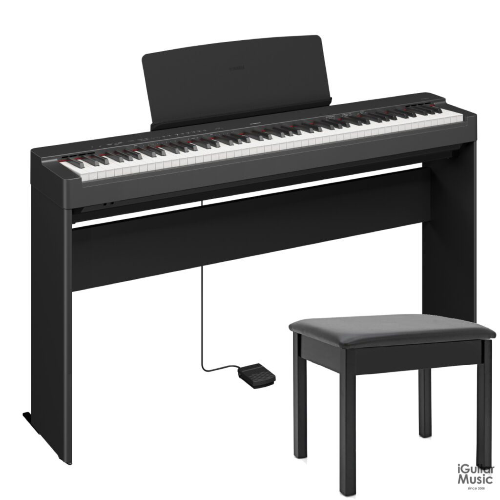 Yamaha P-225 เปียโนไฟฟ้า เปียโน ยามาฮ่า Yamaha P225 P 225 พร้อมขาตั้ง เก้าอี้ Pedal