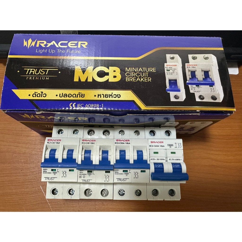 เมนเซอร์กิตเบรกเกอร์ Main Circuit Breaker 2P 10kA 16A 20A 32A 40A 50A 63A รุ่น QOvs Schneider