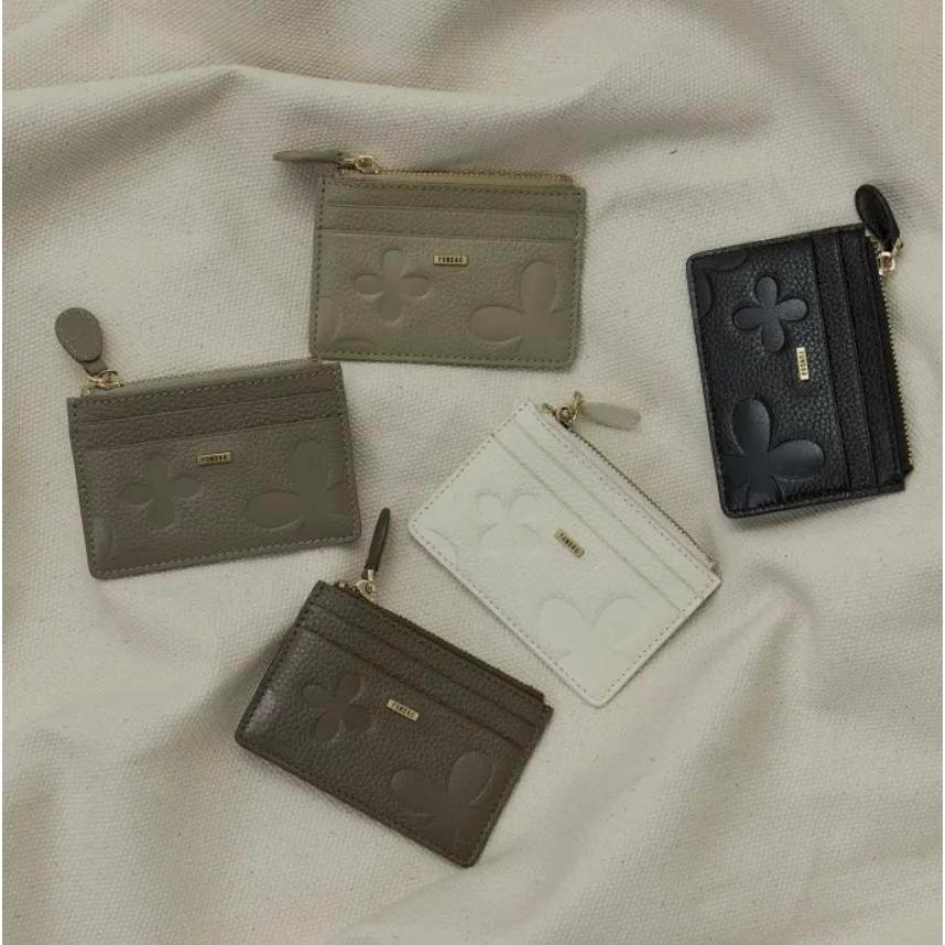 FUNDAO THEA CARD HOLDER WITH ZIPPED COIN POCKET