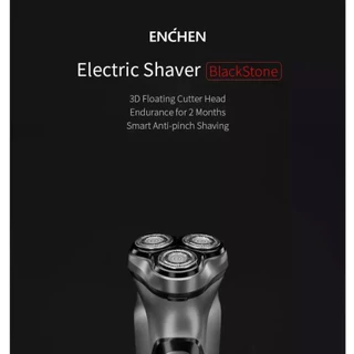 ENCHEN BlackStone 3D Shaver เครื่องโกนหนวดไฟฟ้า ใบมีด 3D กันน้ำ เสียงเบา ชาร์จ USB Type-C ใช้งาน 90 นาที พร้อมหัวกันจอน