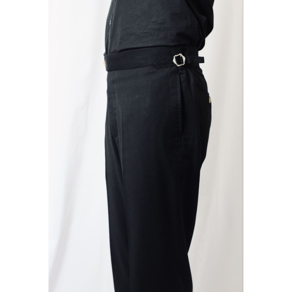 VINCH Double Belts Trousers V.1 - All Black