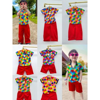 แหยมเด็ก 2-10ขวบ แฟชั่นเด็กผู้ชายชุดลาย✅พร้อมส่ง(EB)