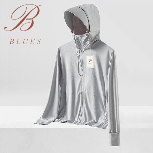 B BLUES جاكيت بقبعة للحماية من الشمس UPF50+ — صورة 8