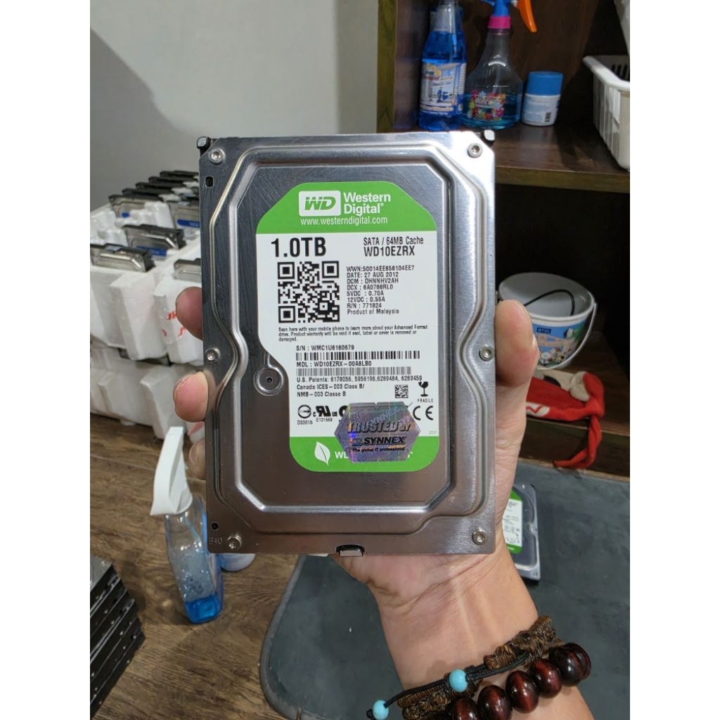 HDD Brand Western Wd Green(สีเขียว)ความจุ 1TB 2TB