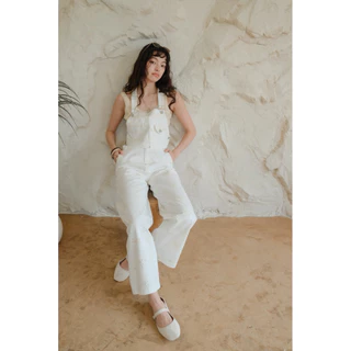PIPPI LACE (White&Cream)OVERALLS