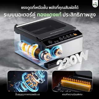 SGE เครื่องซีลสูญญากาศ กึ่งอุตสาหกรรม รุ่น VC-CUBE-G2 แถบซีลคู่หนา 3 มม. รับประกันศูนย์ไทย