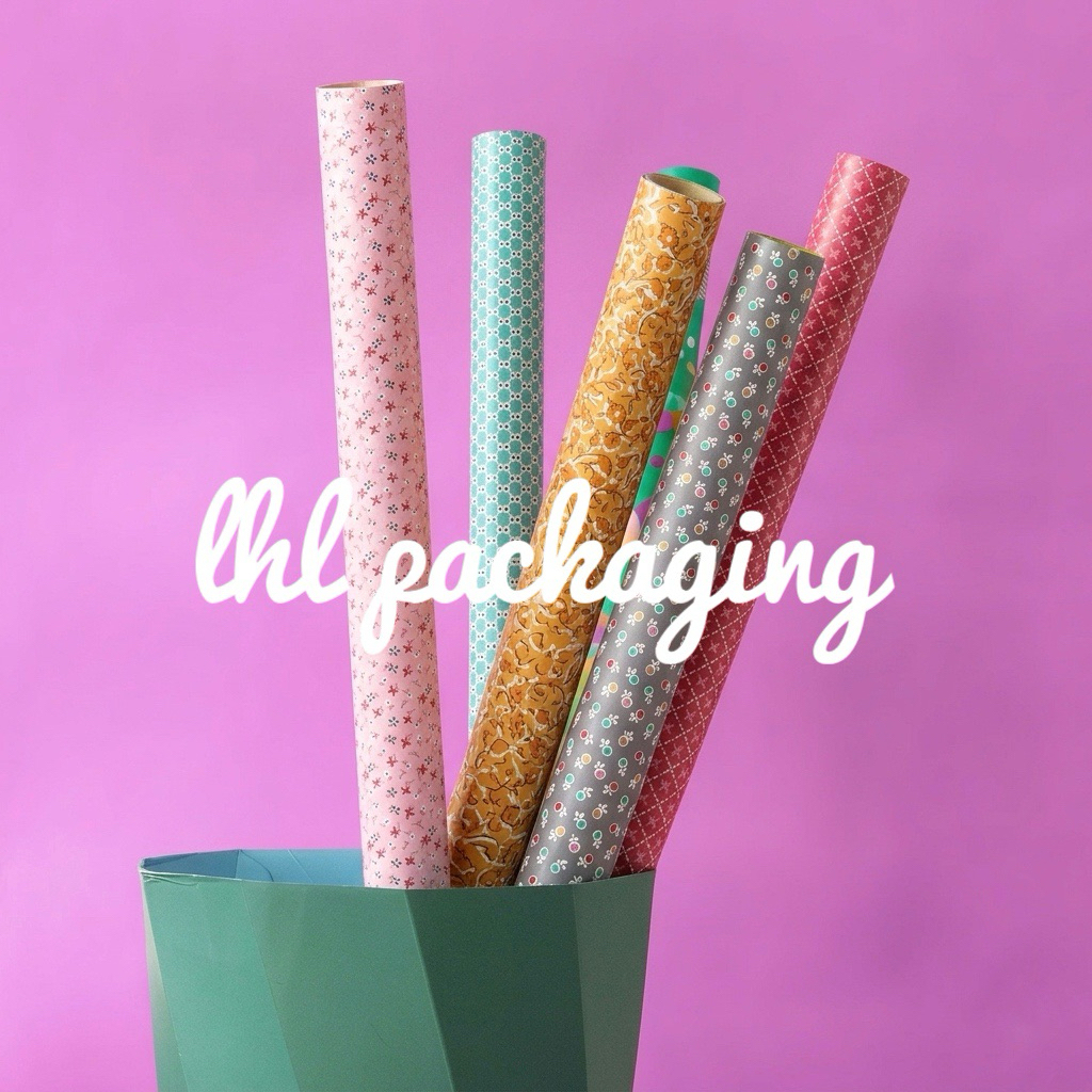 กระดาษห่อของลายดอกไม้เล็กๆ 50x70cm Vintage Floral Wrapping Paper