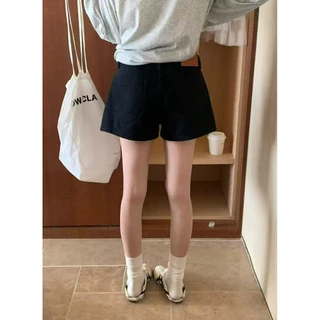 📍พร้อมส่ง📍🇰🇷FSY🇰🇷 62028 Korea basic shorts denim jeans ขาสั้นยีนรุ่นใหม่ทรงสวย