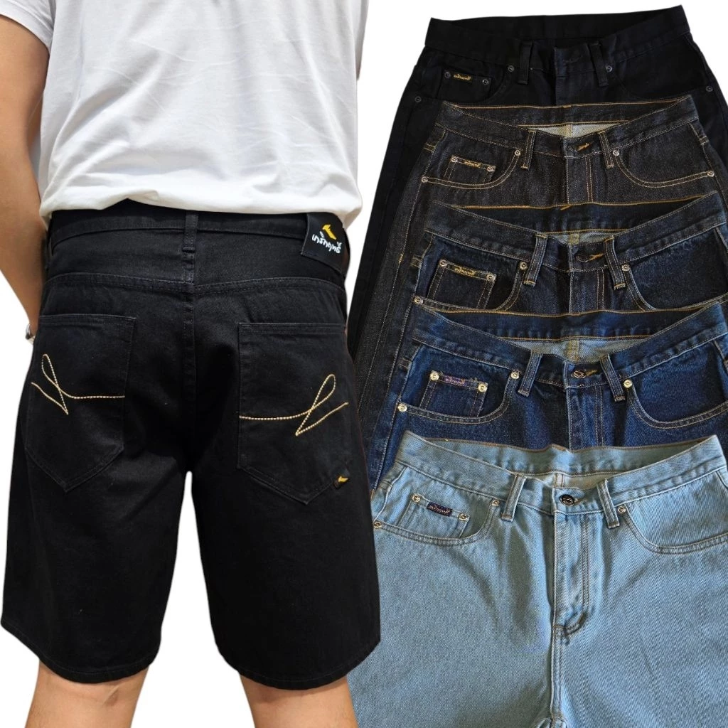 กางเกงยีนส์ขาสั้นชาย เกริกฤทธิ์ยีนส์ รุ่น K03 ผ้า 14Oz เป้าซิป thumbnail 3