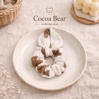 ยางรัดผม •BK-TIN HANDMADE• 🐰 Bunny Scrunchie Collection ยางมัดผมหูกระต่าย ผ้านุ่ม ไม่กินผม สไตล์มินิมอล น่ารักเกาหลี