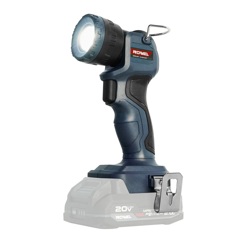 ROWEL ไฟฉาย LED ไร้สาย 20V รุ่น DFL280-B เครื่องเปล่า