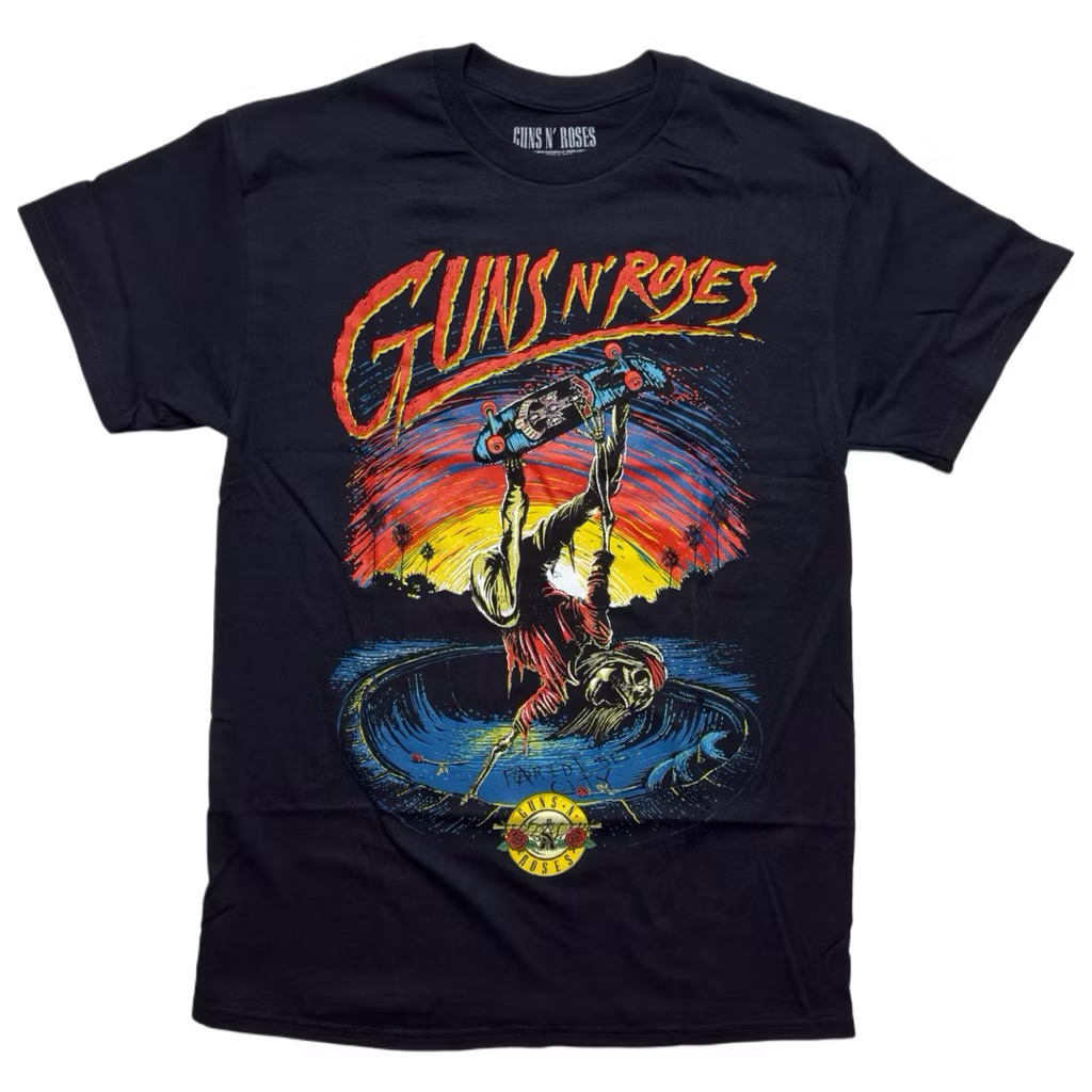 🇺🇸เปิด PREORDER เสื้อวง GUNS N ROSES T-SHIRT ลิขสิทธิ์ของแท้ USA🤘🔥