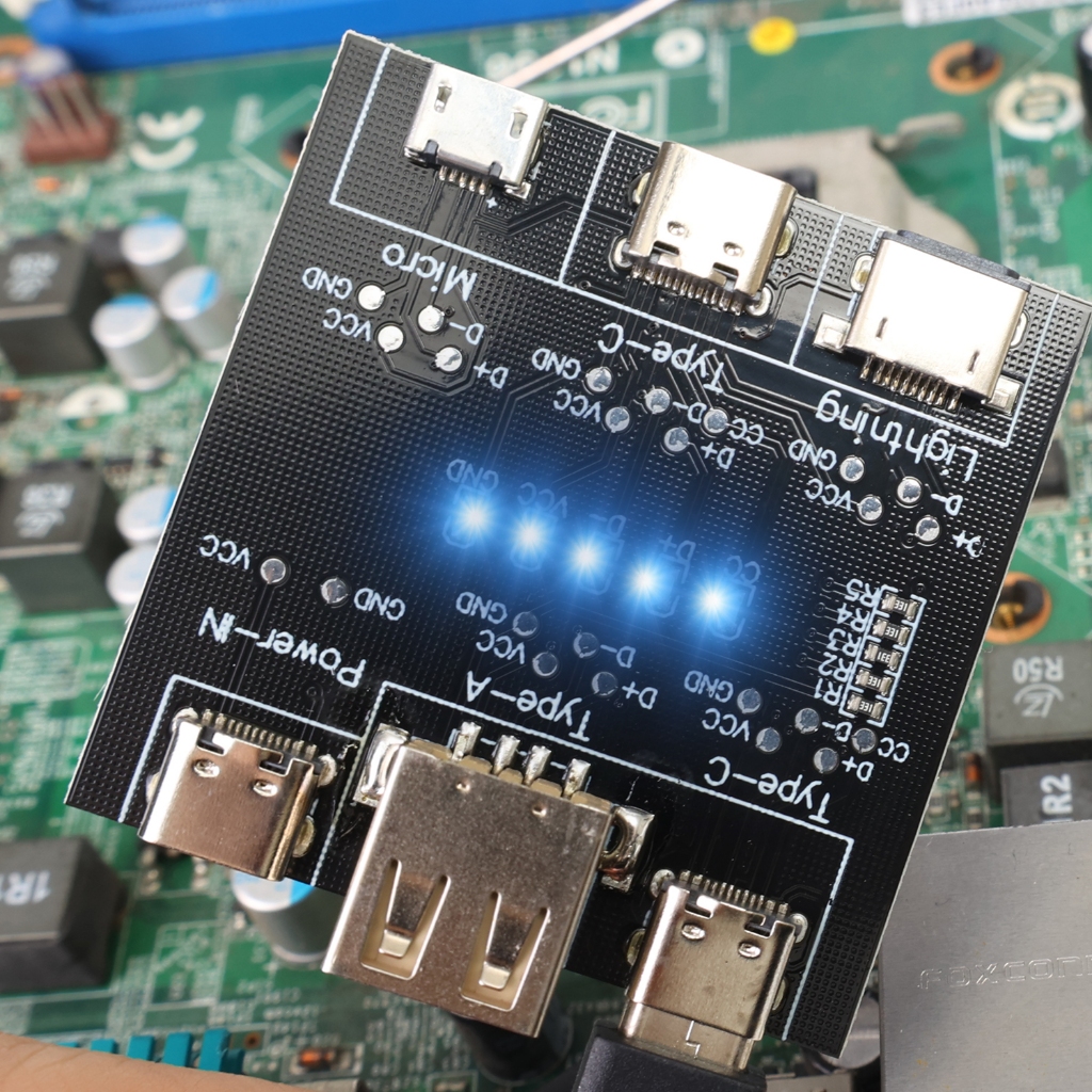 บอร์ดเทสสายชาร์จ บอร์ดทดสอบสาย USB Type-C สําหรับซ่อมแซม