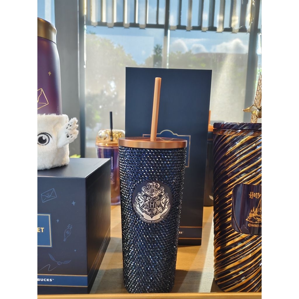Starbucks:::🧙‍♂️🪄🌟Harry Potter Rhinestone Stainless Steel Cold Cup 20 Oz.✨แท้100%✨พร้อมส่ง✨