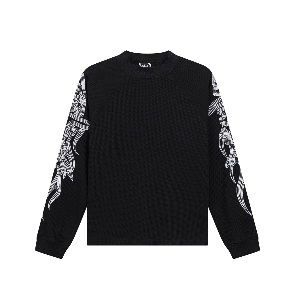Cruehawts เสื้อยืดแขนยาว / Embroidery Logo CTL02