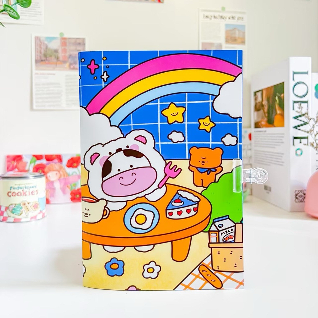[สำหรับแถม7เมษา-15พค69]สมุดจดการบ้านน้องวัว