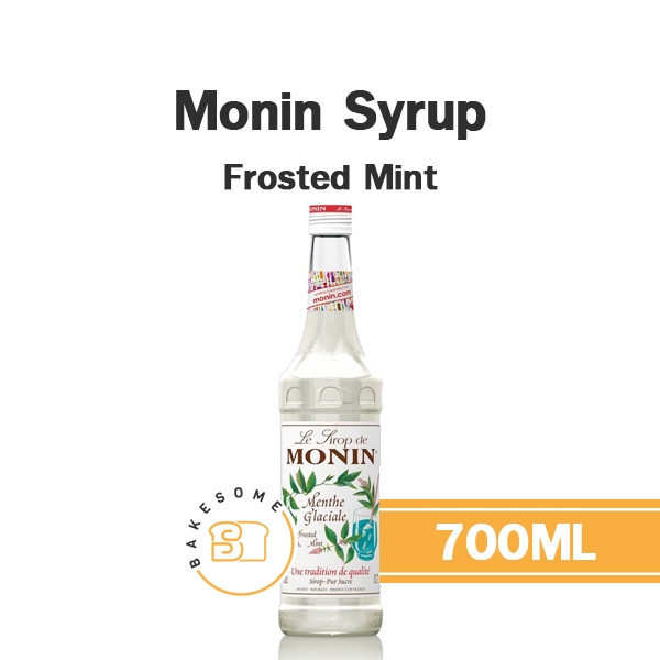 MONIN Syrup Frosted Mint โมนิน ไซรัป กลิ่นฟรอสต์มิ้นท์ โมแนง ไซรัป น้ำเชื่อม โมนิน700ML
