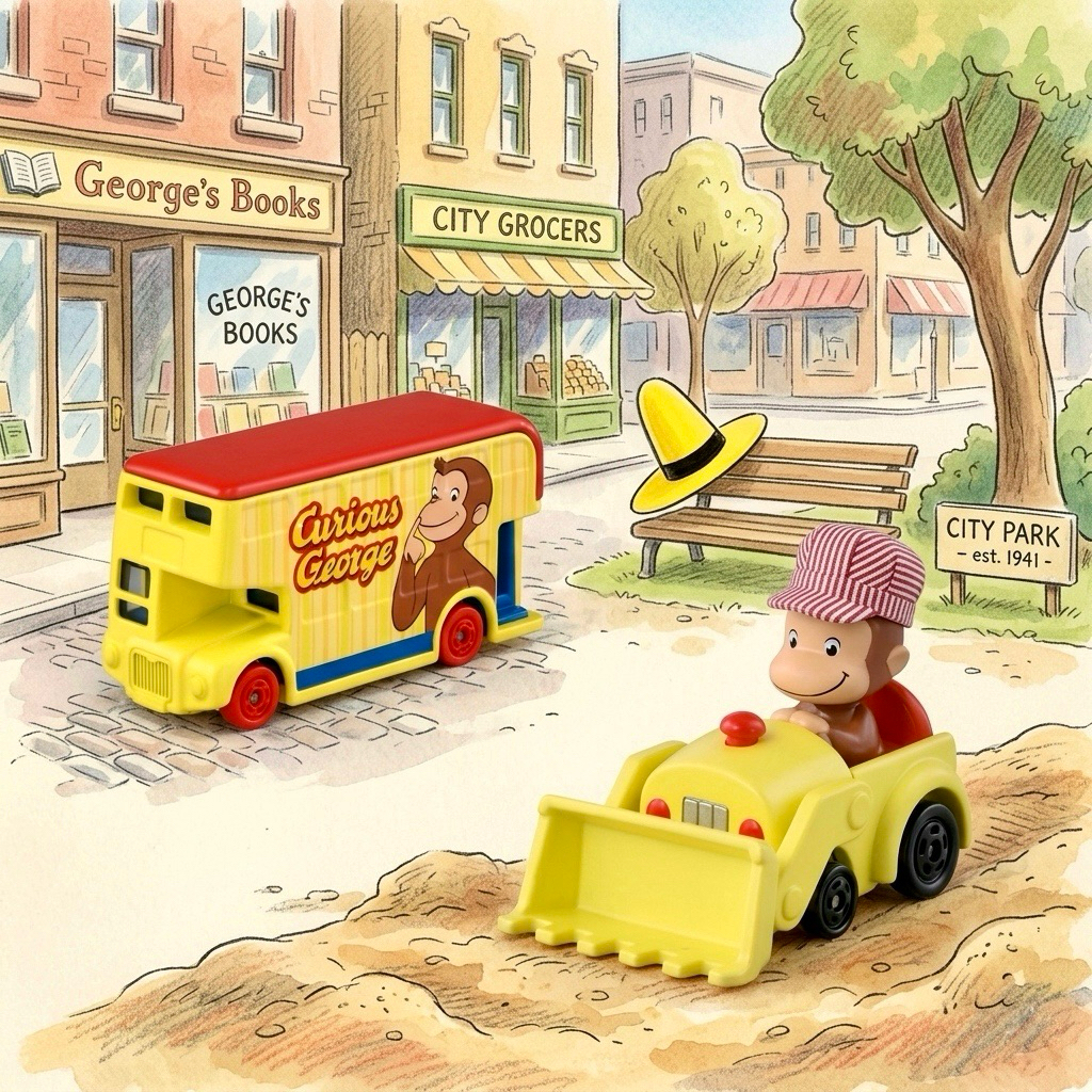 🚌 Dream Tomica Curious George Collection - Sep.21, 2024
