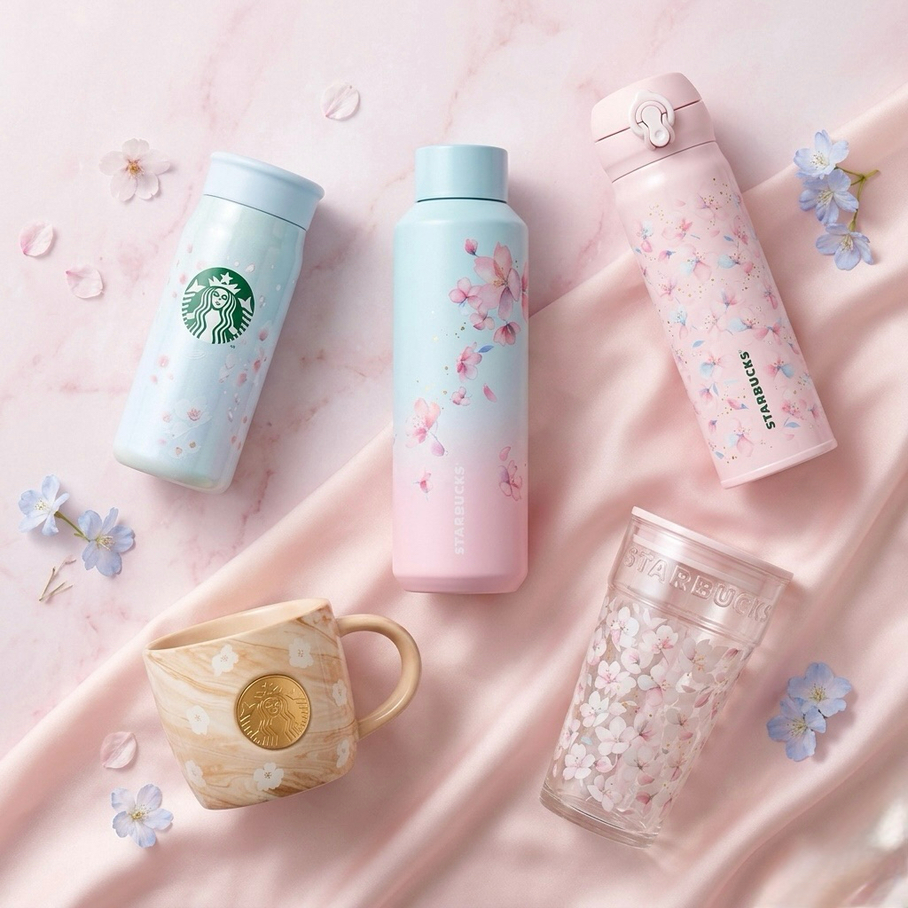 พร้อมส่งในไทย STARBUCKS SAKURA COLLECTION
