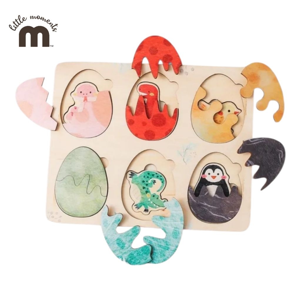 Wooden Eggs Animal Puzzle 🦖🐧🐦🐍🐢🐊


ของเล่นไข่ปริศนา