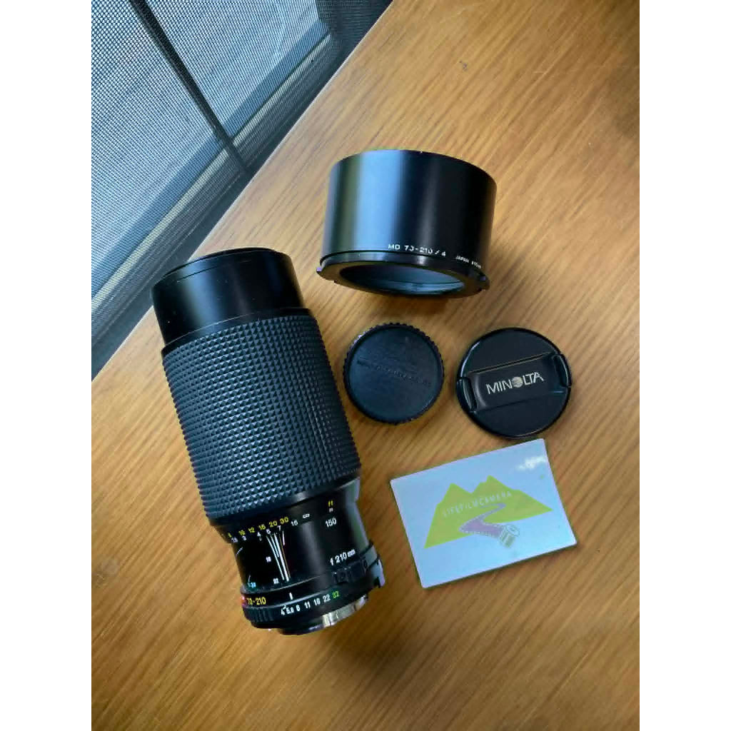 เลนส์มือหมุน Minolta MD Zoom 70-210 mm f4 macro