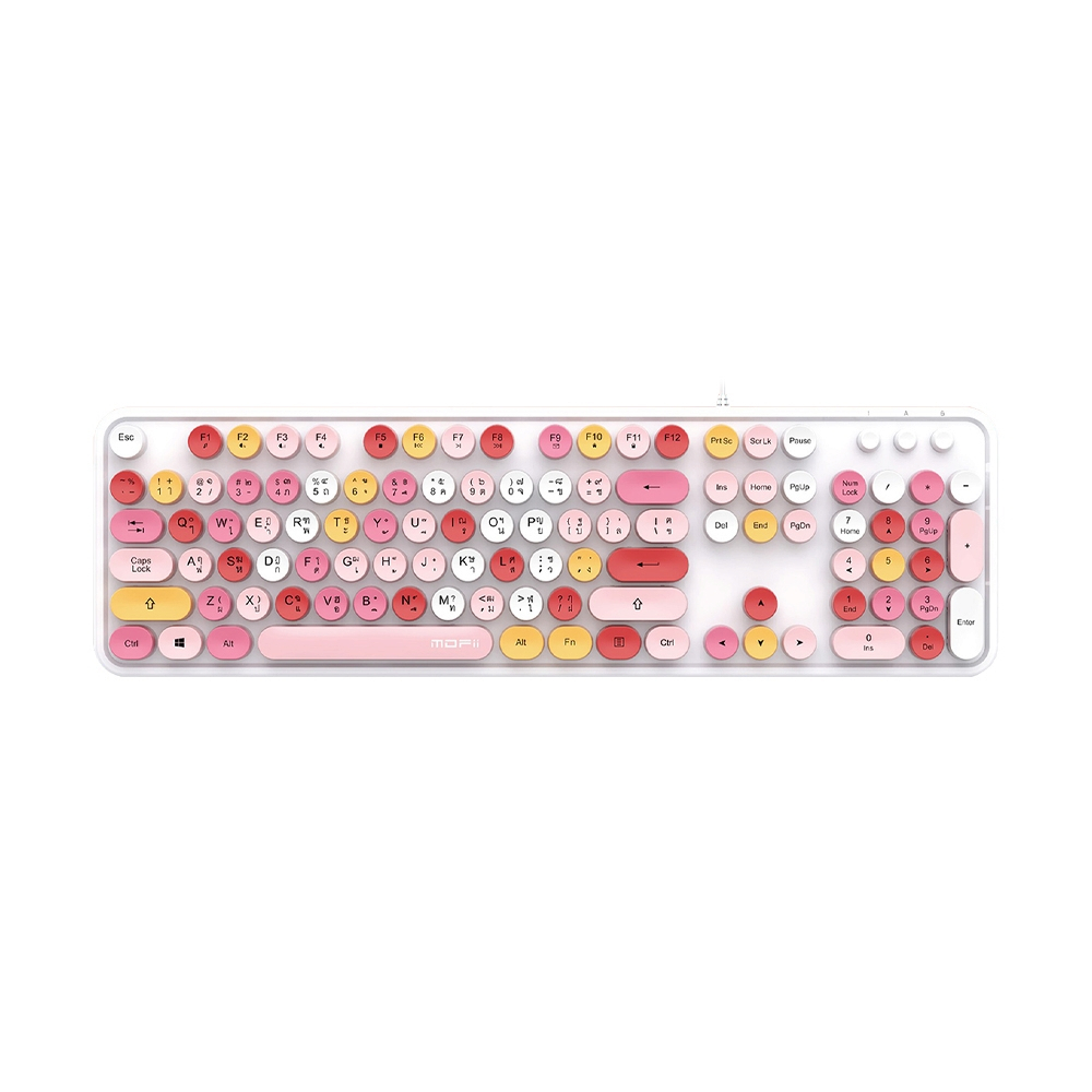 KEYBOARD MOFII SWEET K RETRO LIPWHITE