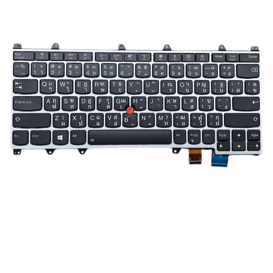 คีย์บอร์ด Lenovo ThinkPad Yoga 260 / Yoga 370 / X380 Yoga (มีไฟ Backlit) Keyboard Notebook OEM ตรงรุ