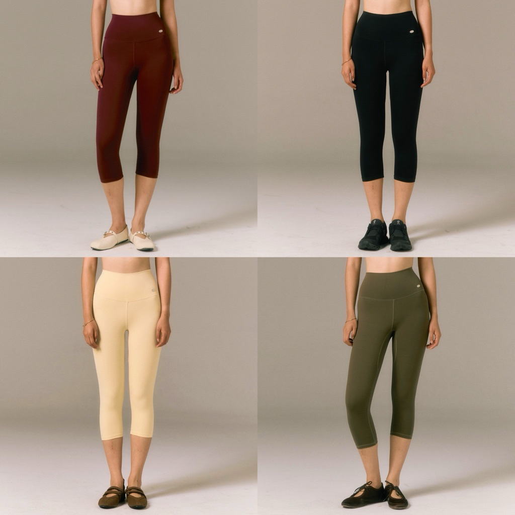 Fettuccine Back-Pocket Capri Leggings - The Flos Club