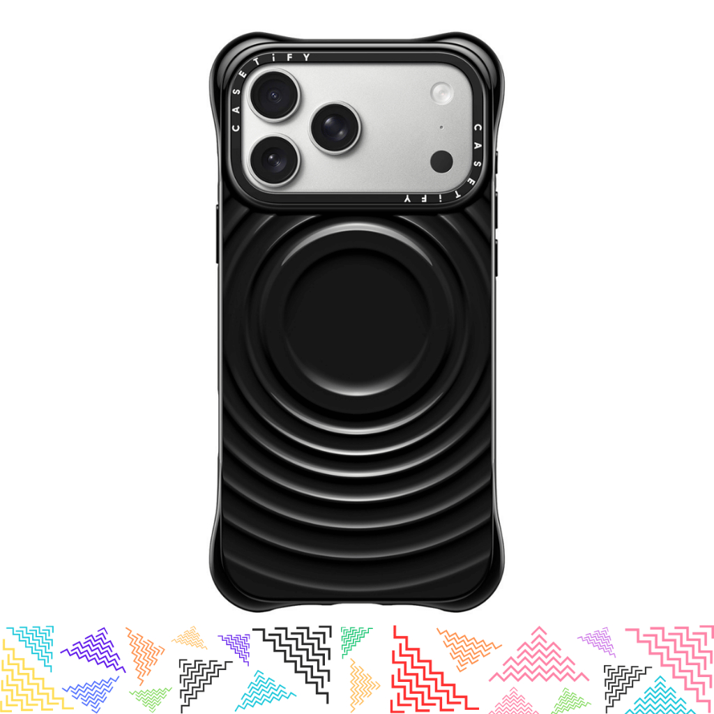 CASETiFY | Glossy Ripple Case - Black [Ripple] For iPhone แท้