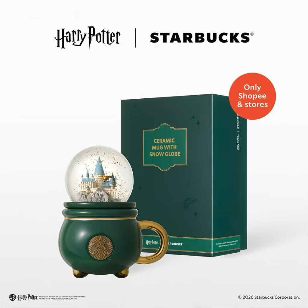 Starbucks x Harry Potter Collection แก้วสตาร์บัค แฮร์รี่พอตเตอร์ Snow Globe / Hedwig Stopper ของแท้ ราคา ถูกที่สุด ดีลบีเคเค แกลเลอรีภาพที่ 6